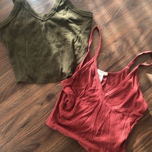 Bozzolo crop tanks - set of two (M)